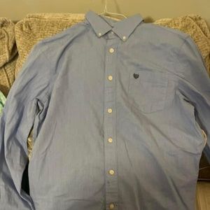 Blue button up
